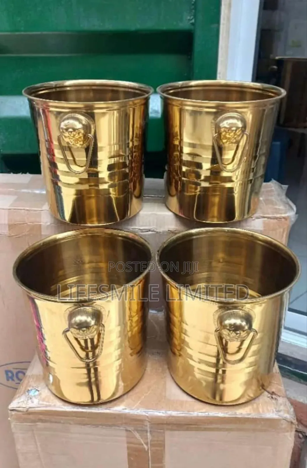 Gold Wine Bucket Stainless