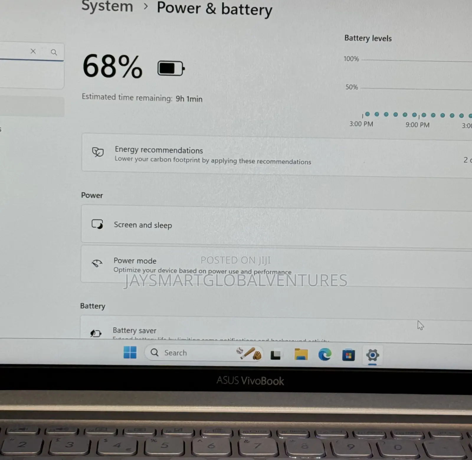Laptop Asus 8GB Intel Core i5 SSD 256GB