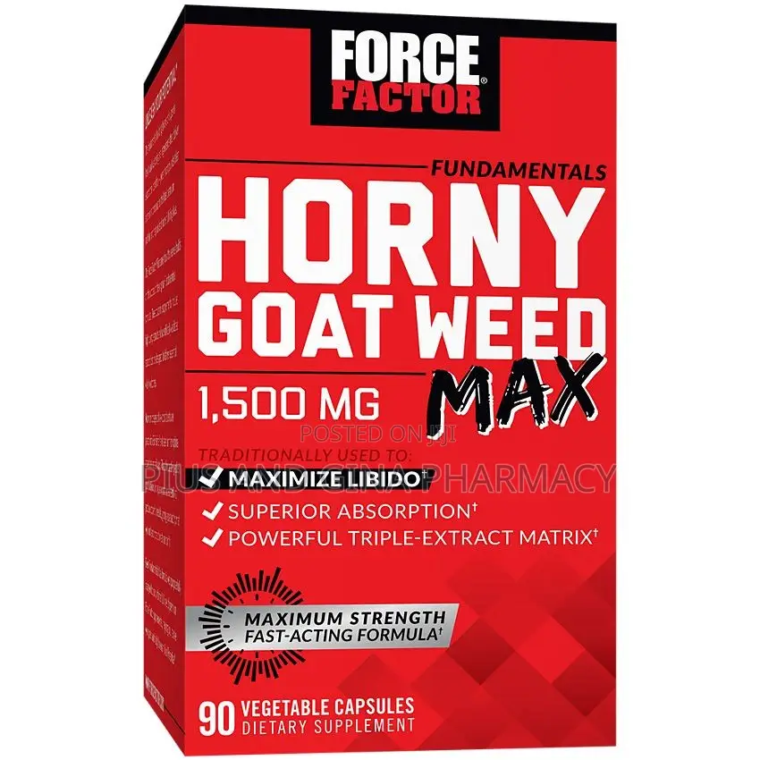 Force Factor Horny Goat Weed Max 1500mg -90 Caps