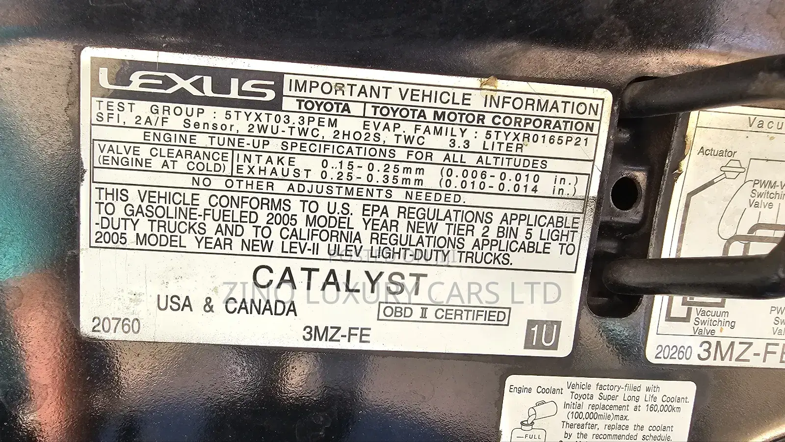 Lexus RX 330 2005 Black