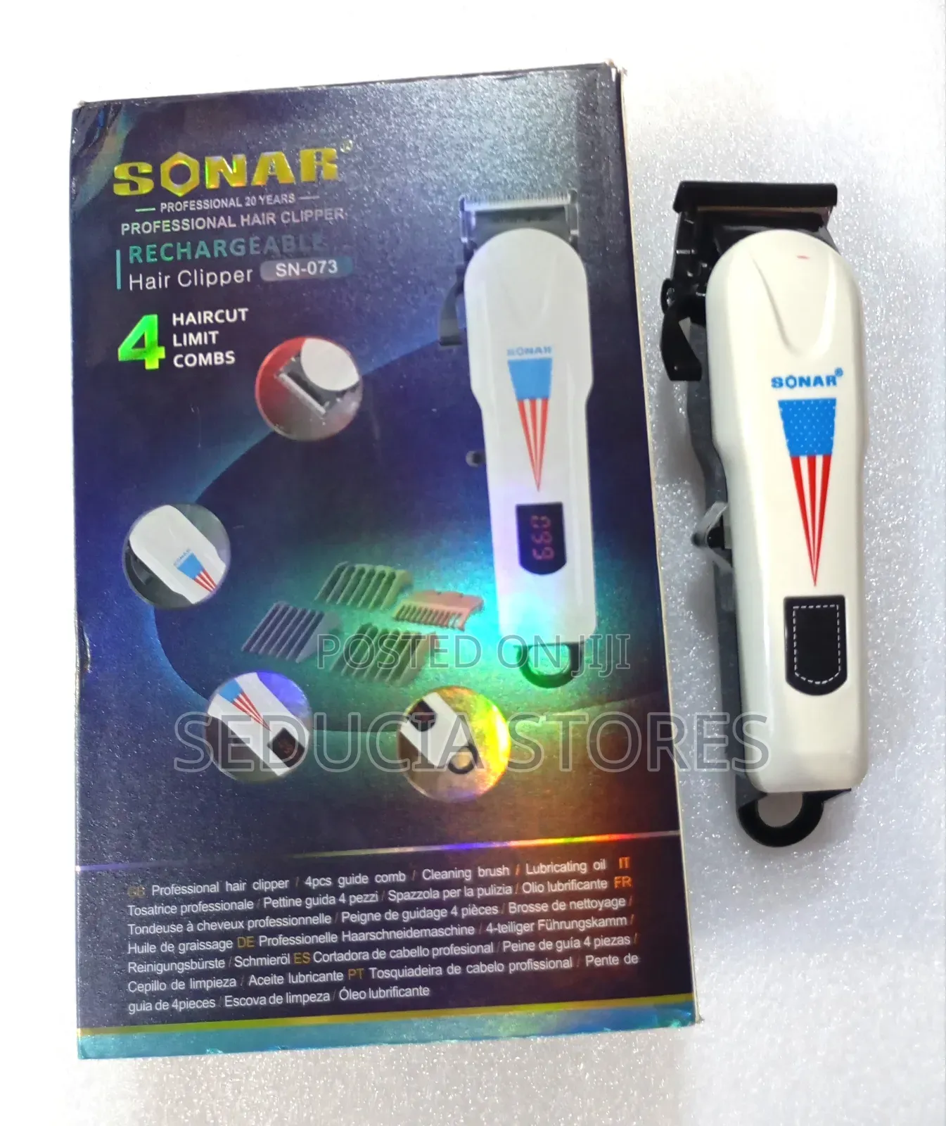 Sonar Professional Rechargeable Hair Clipper SN-073