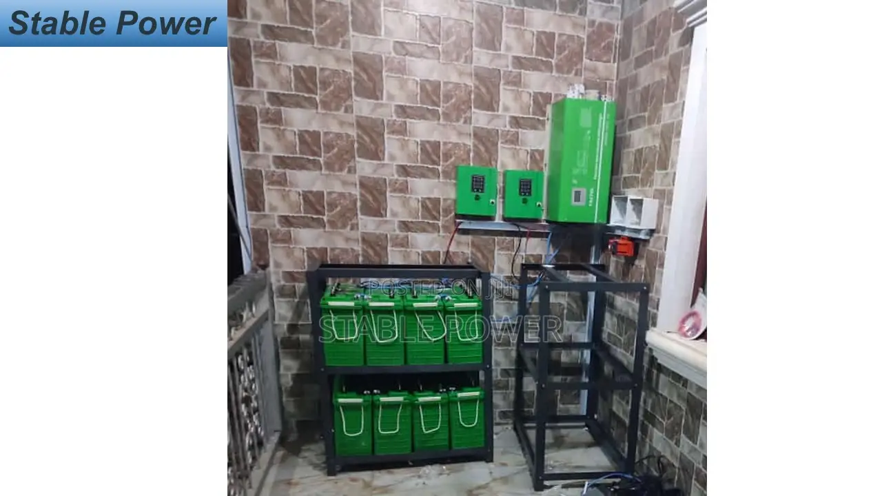 7.5kva SOLAR Solution Installation With 8 X Batteries,