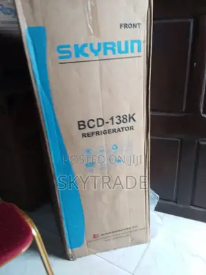 Silver Color Skyrun 138L Top Freezer Refrigerator
