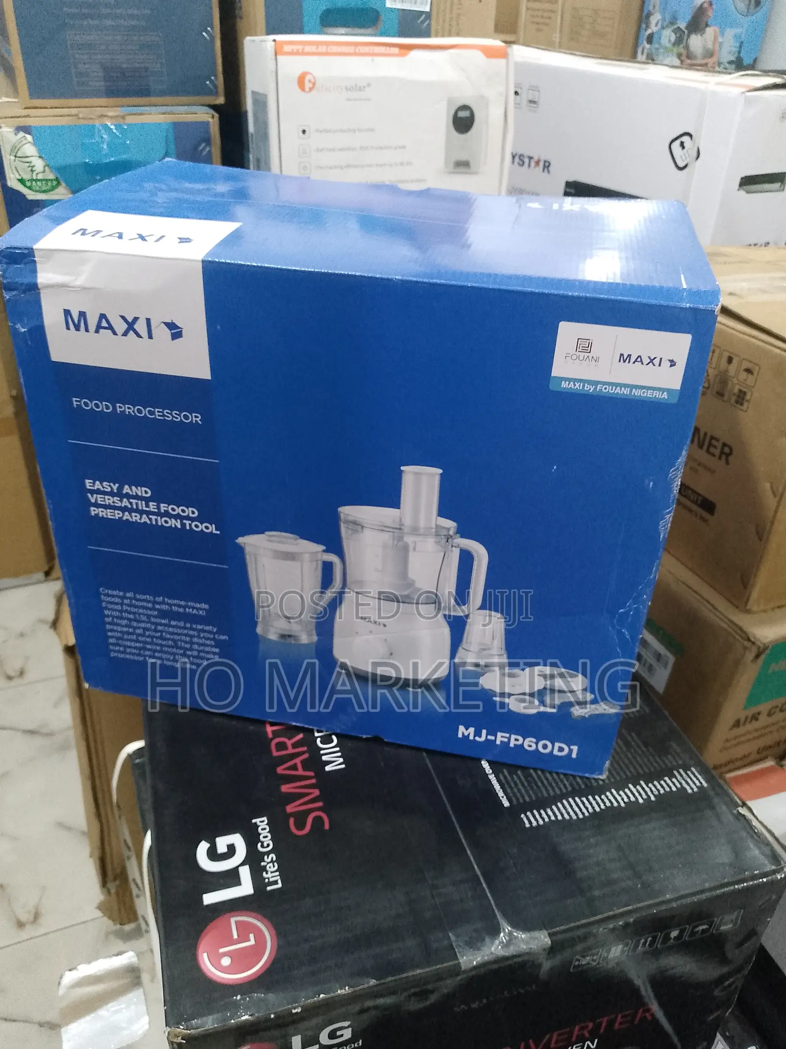 Maxi High Tech 1.5L Bowl Food Processor-Mj-Fp60d1