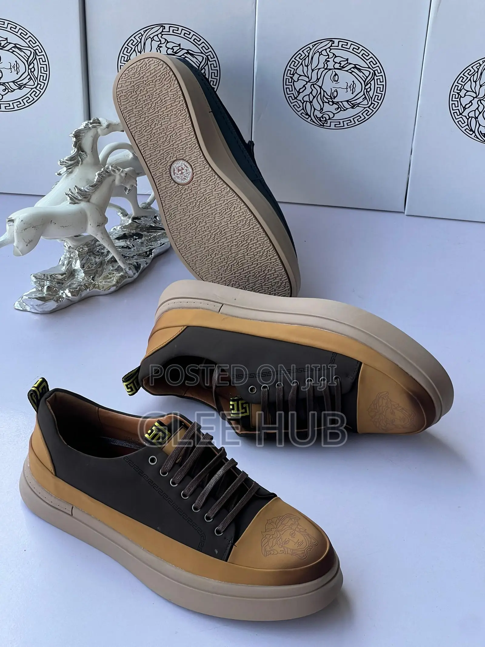 VERSACE Laced Loafers