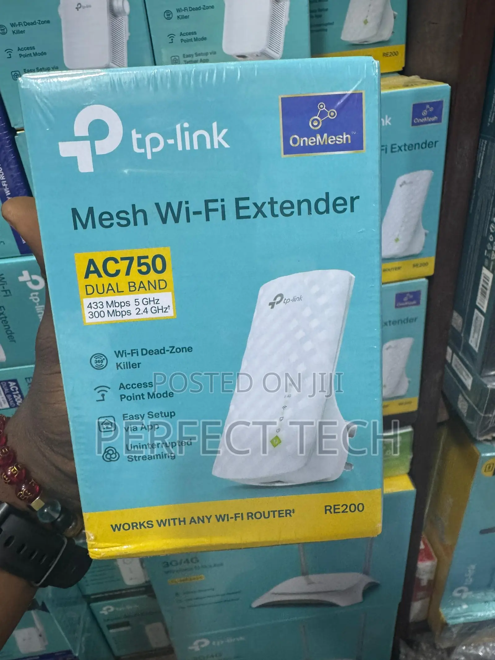 TP-LINK AC750 Mesh Wi-Fi Range Extender