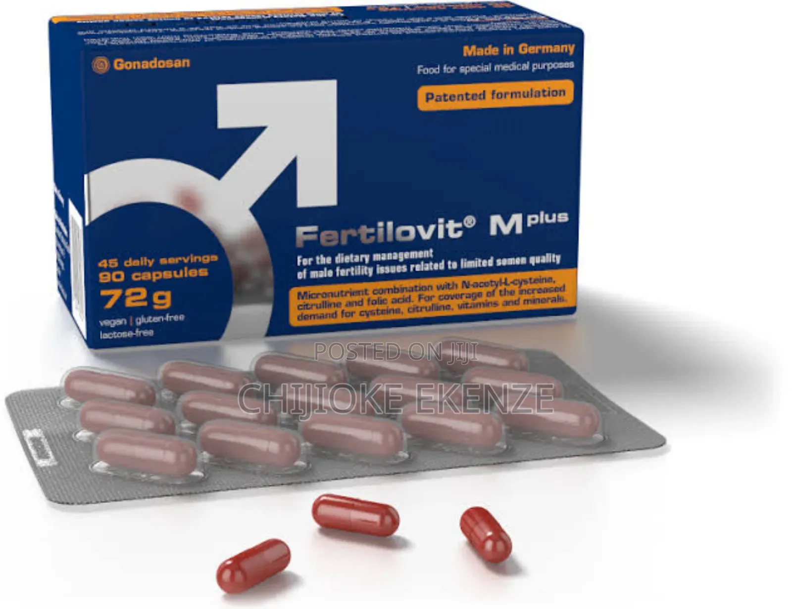 Fertilovit M PLUS 72G X 120 Capsules