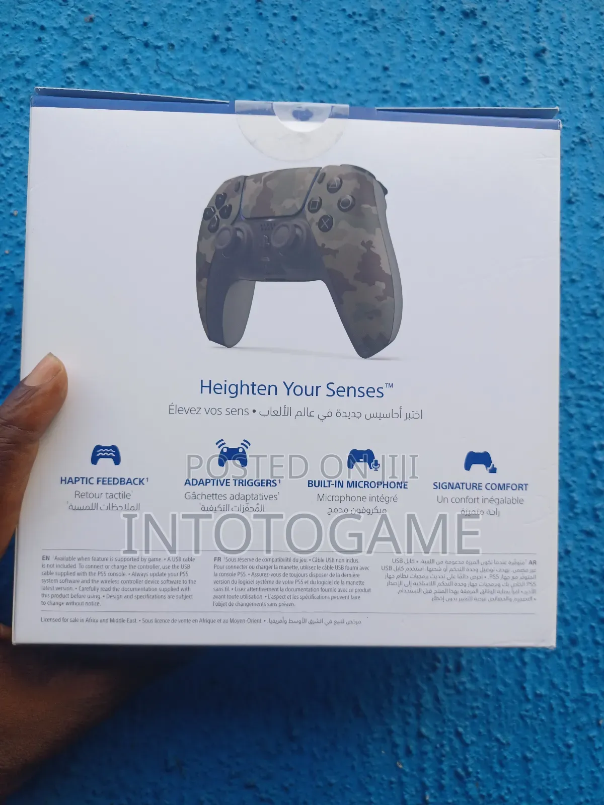 Ps5 Controller, Grey Camouflage