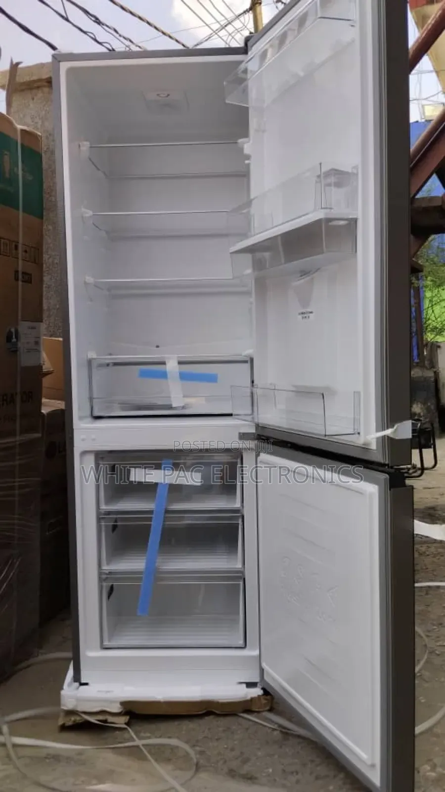 New Hisense Fridge 350_litre Double Door Glass  > Dispenser