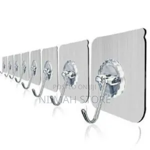 Sellf Adhesive Wall Hook - 12pcs