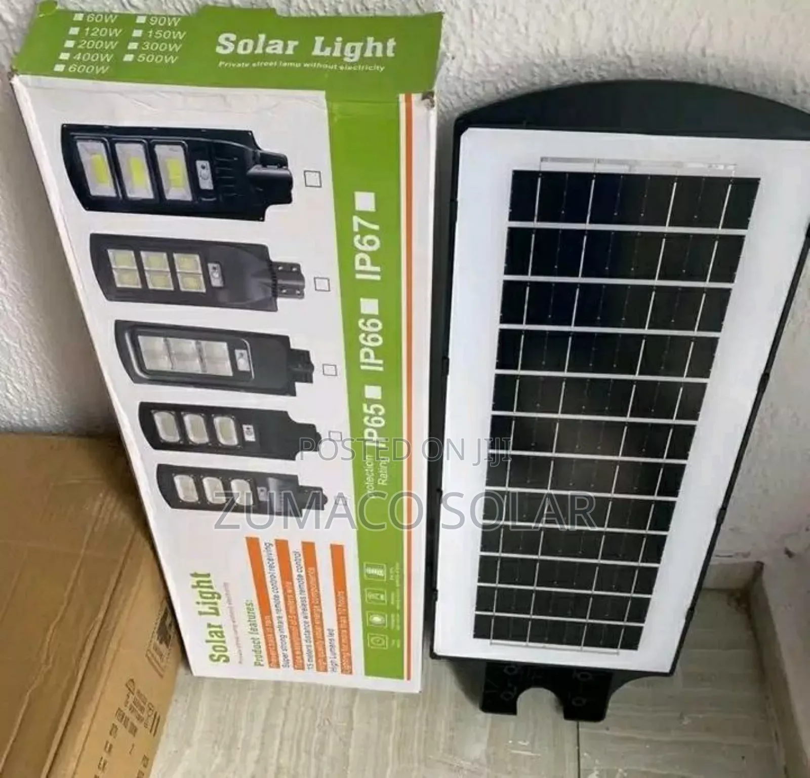 Quality Standard 600watts Solar Security Street Light
