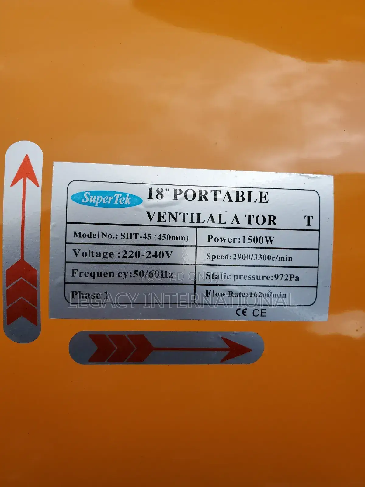 Ventilator Fan 18"