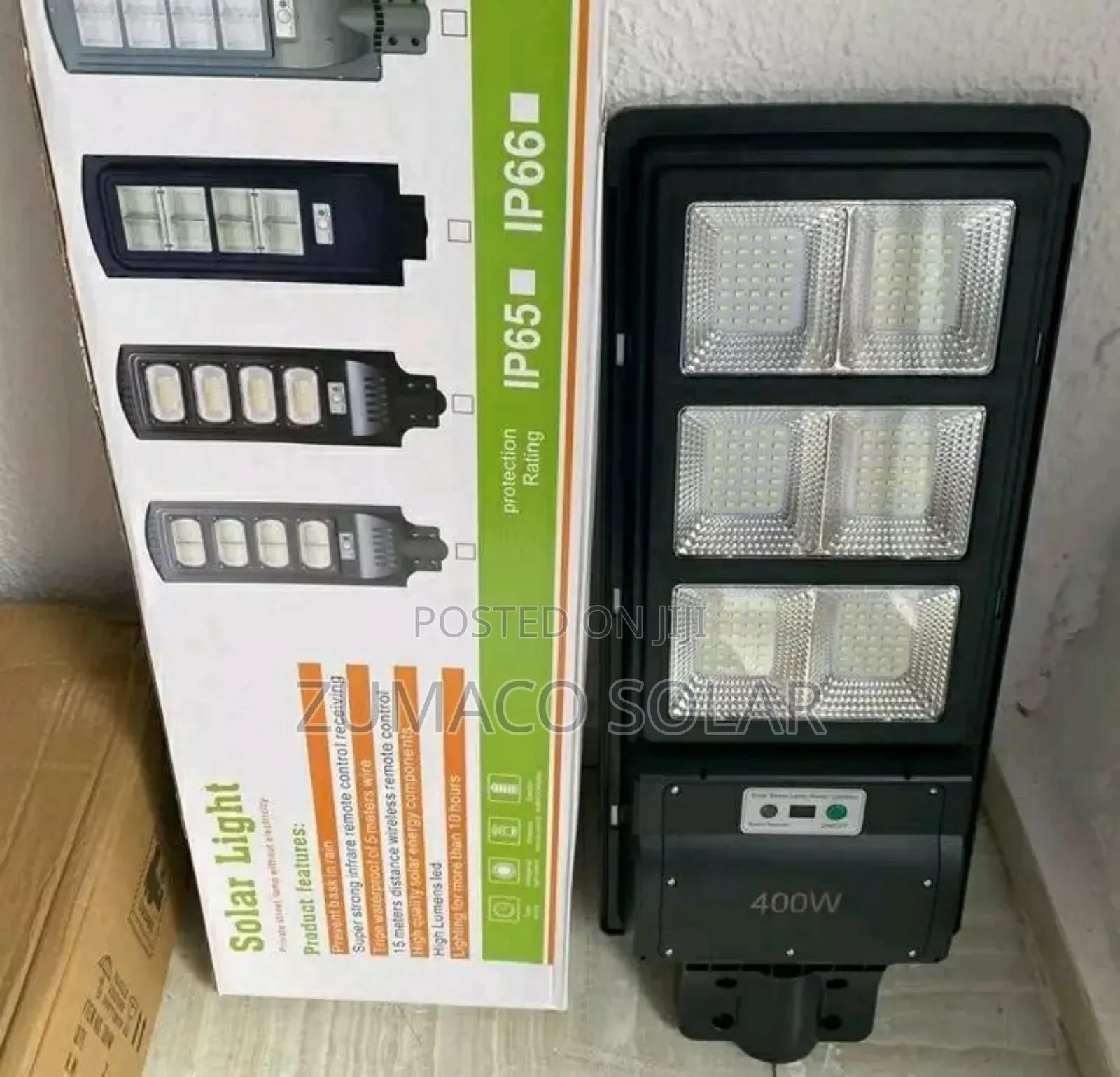 Original Brand 400watts Solar Security Street Light