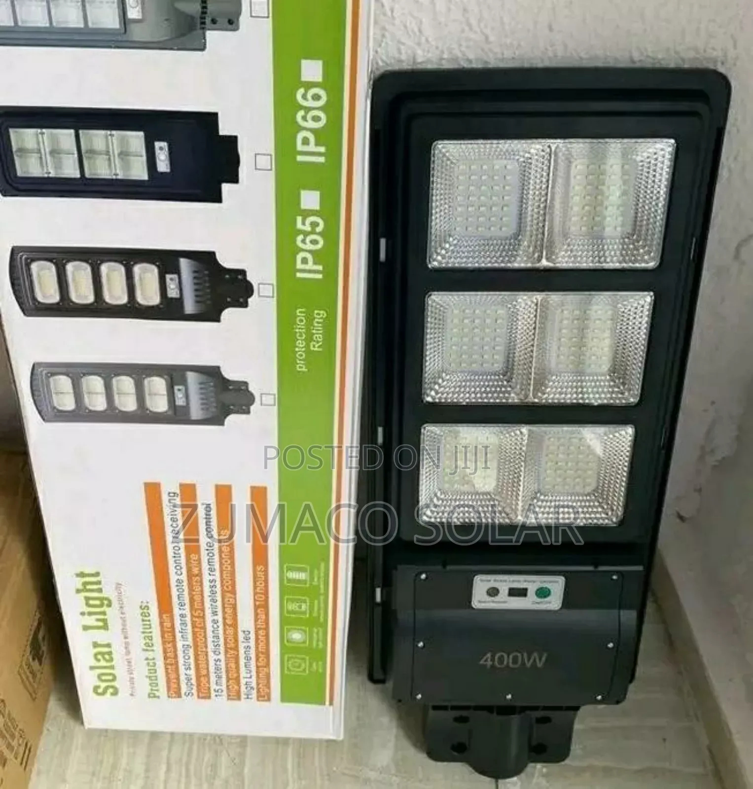 High Standard 600watts Solar Security Street Light