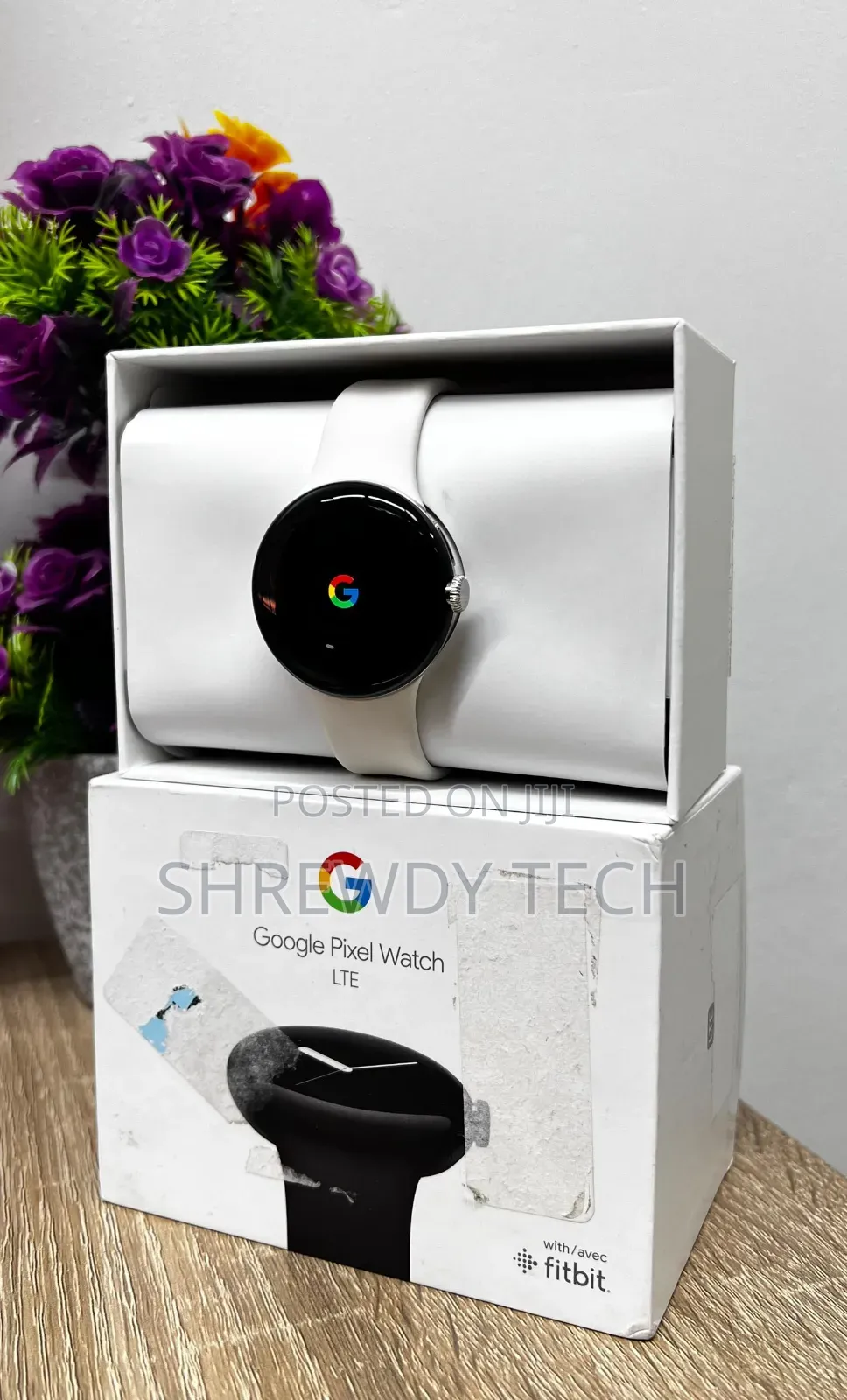 Google Pixel Watch, Silver/White