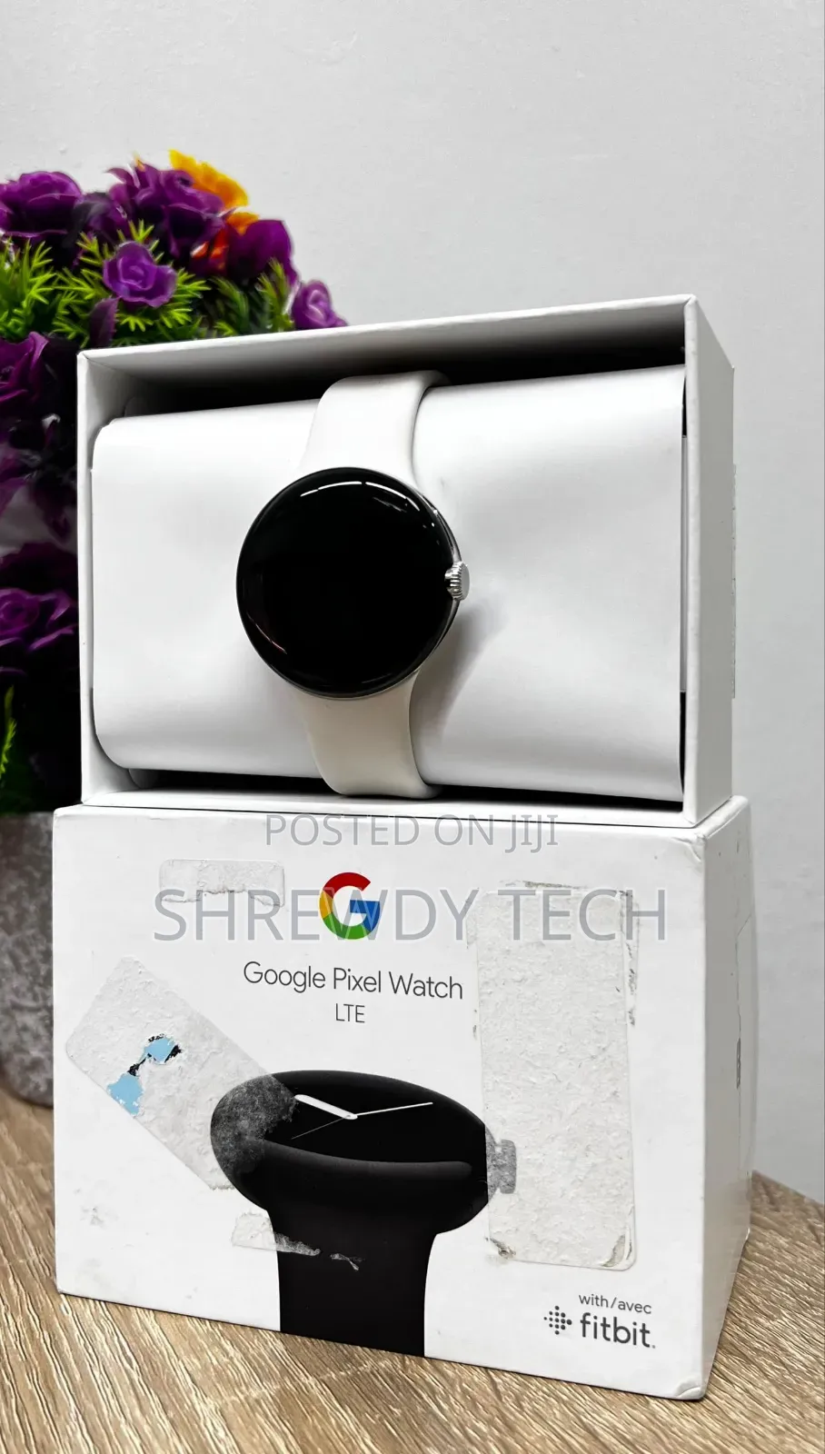 Google Pixel Watch, Silver/White