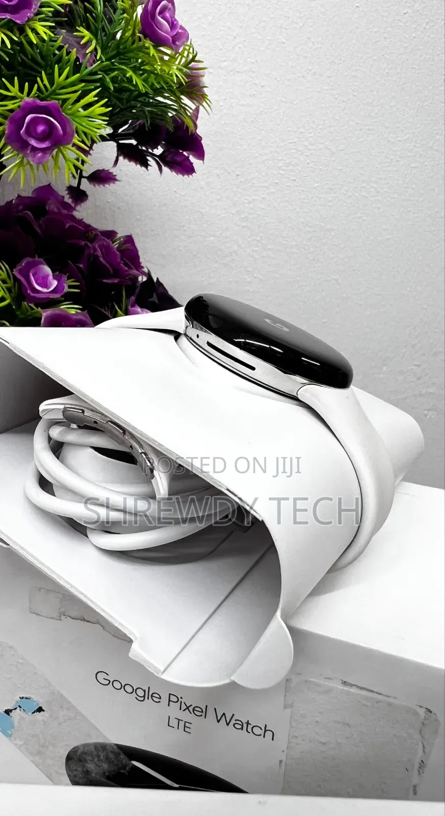 Google Pixel Watch, Silver/White
