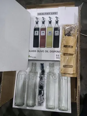 Oil Bottle and Rack