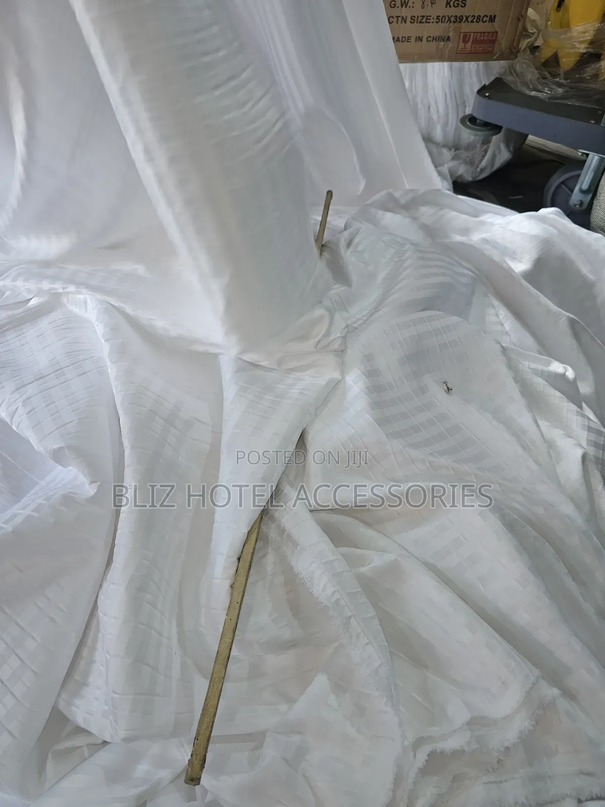 Stripe White Bedsheet Beddings