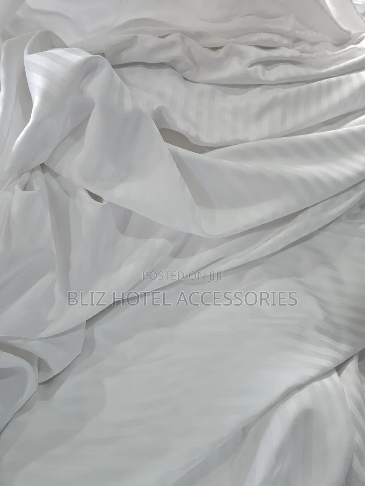 Stripe White Bedsheet Beddings
