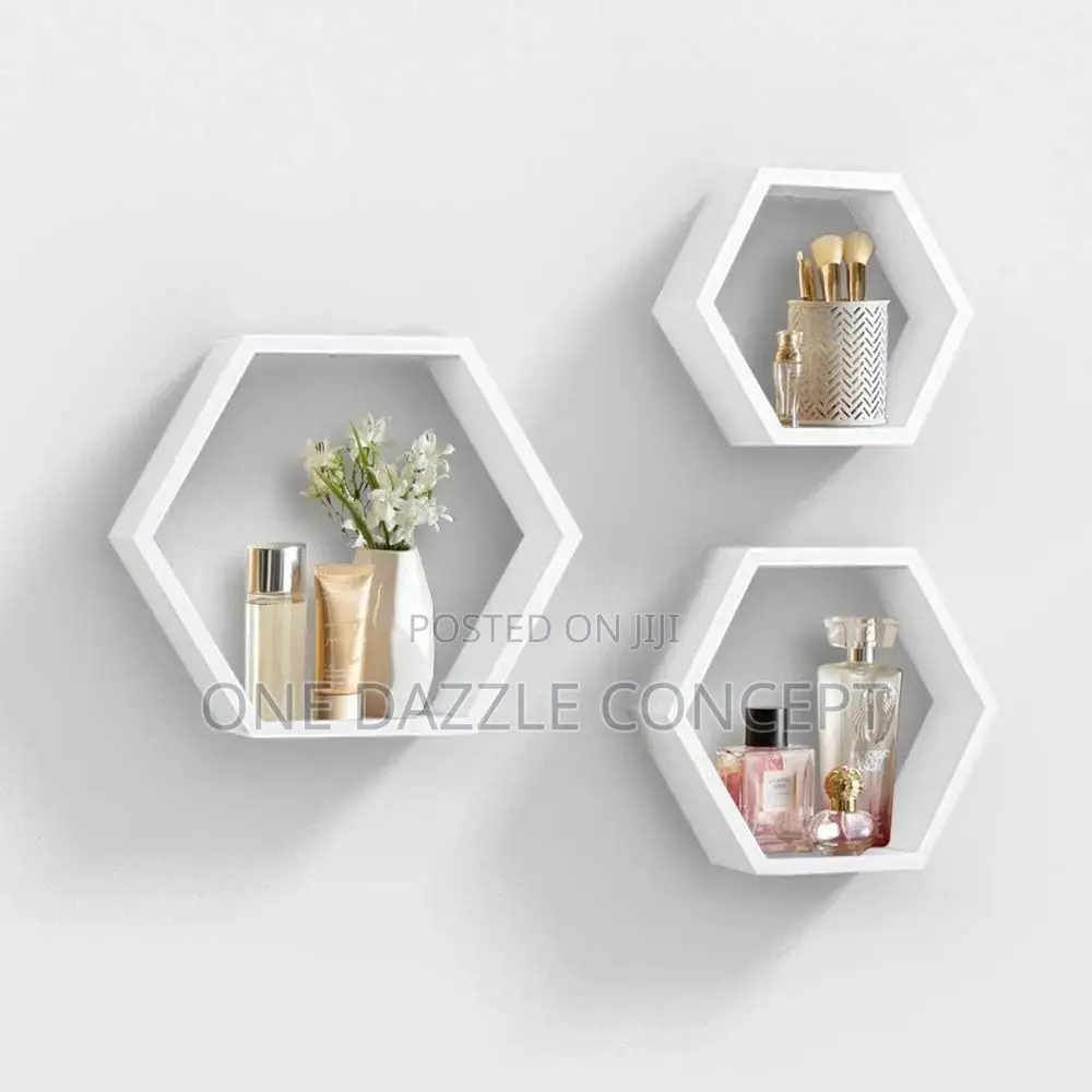Hexagon Floating Shelve