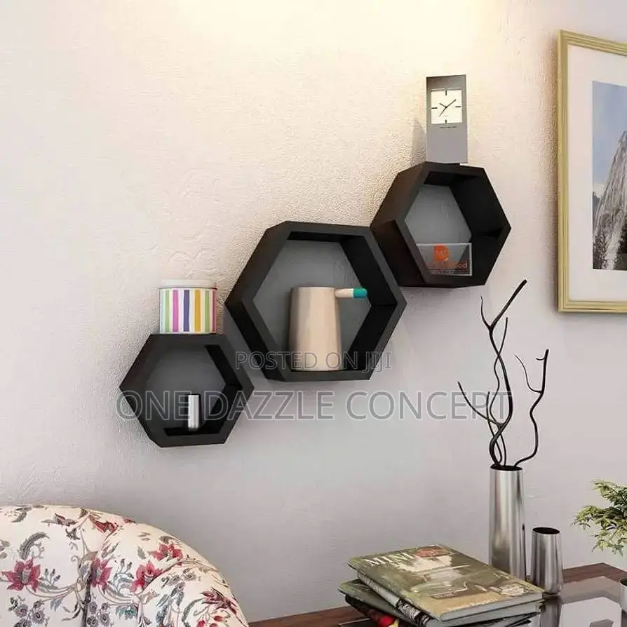 Hexagon Floating Shelve