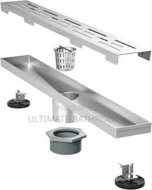 Rust Free Bathroom Drain Ensuring Clean And Dry Place