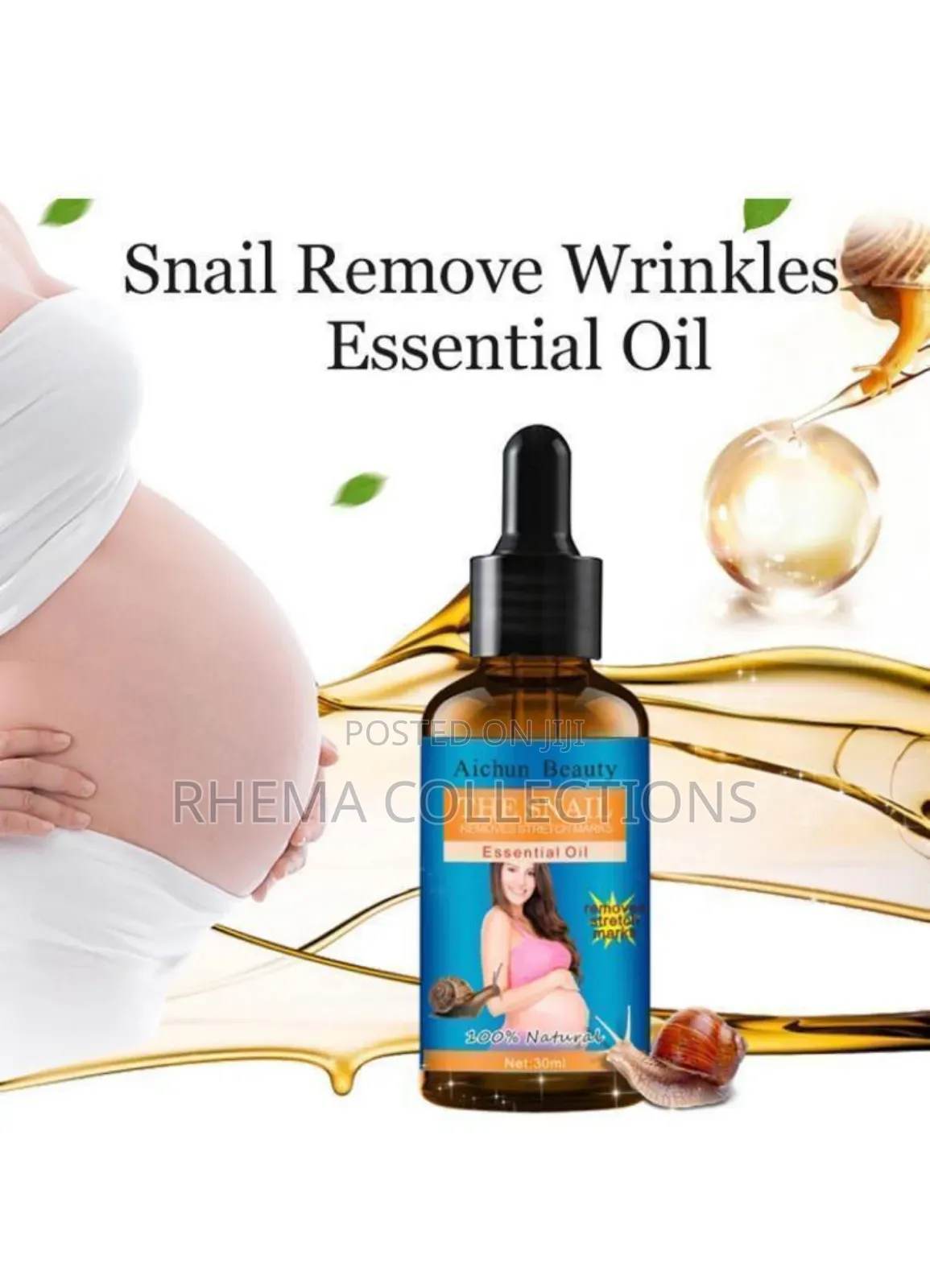 100% Effective Snail Stretch Mark Oil