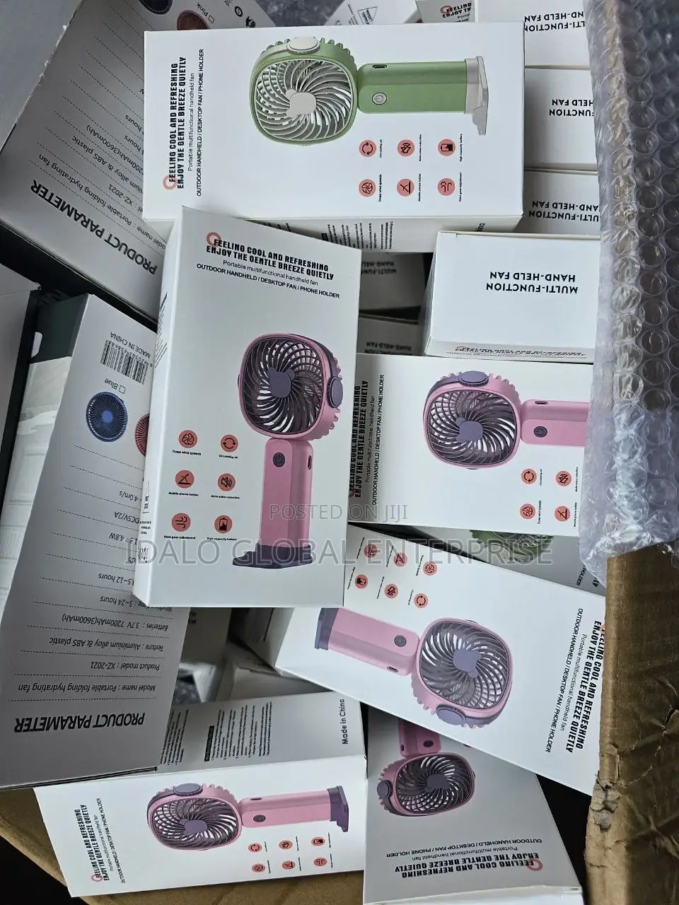 Mini Fan With Phone Holder
