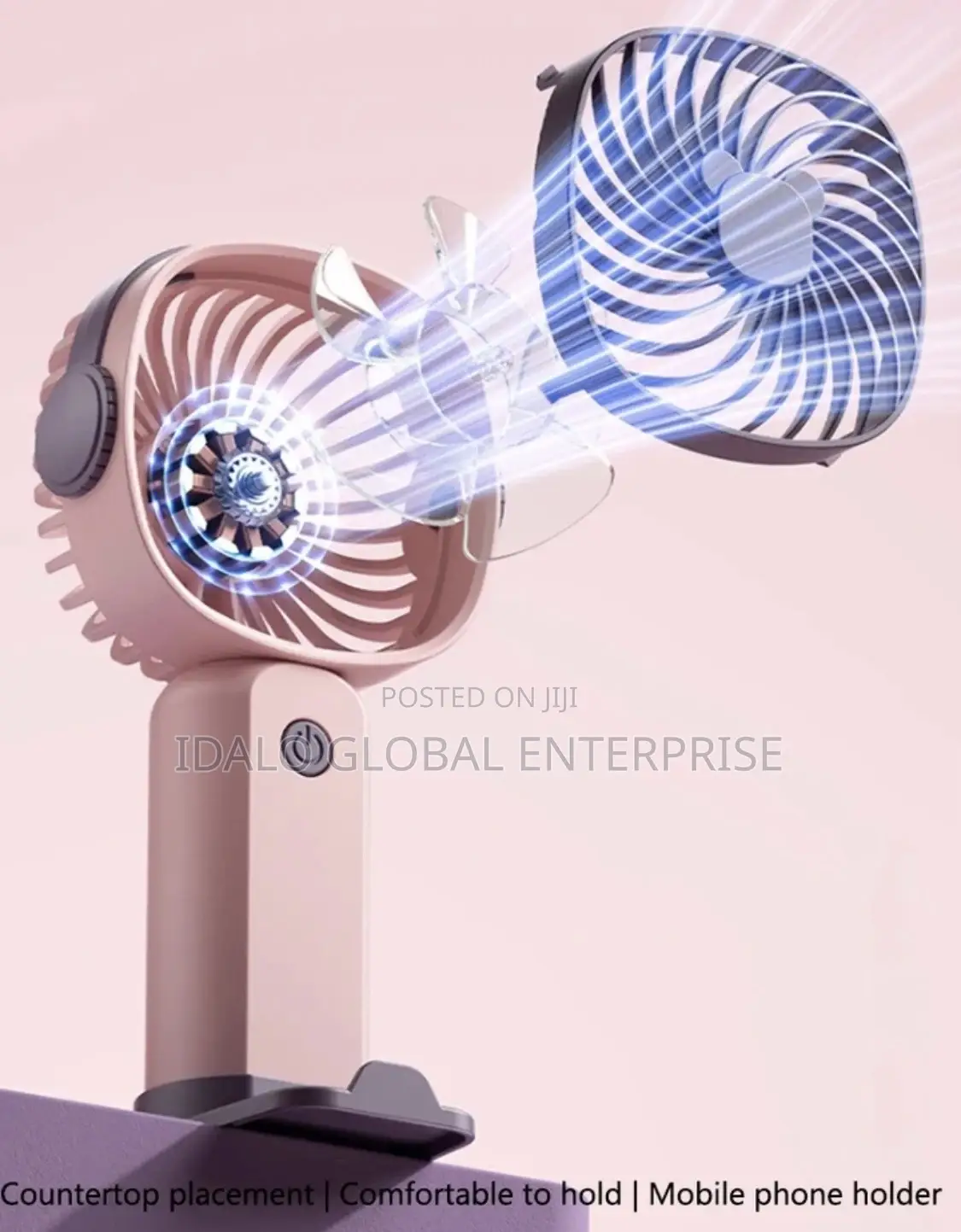 Mini Fan With Phone Holder