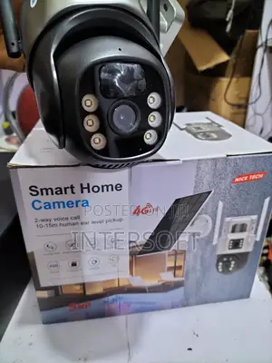 5mp 4g Dual Lens Solar Powered Alarm PTZ Security Camera