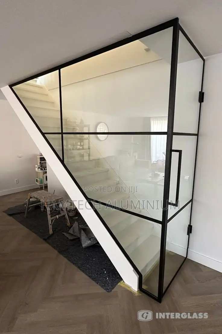 Step Glass Door Covering