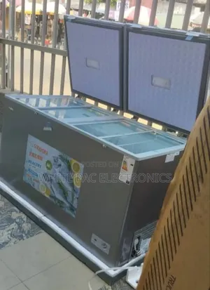 New One>Snowsea Chest Freezer 600 Litre Two Door Inner Glass