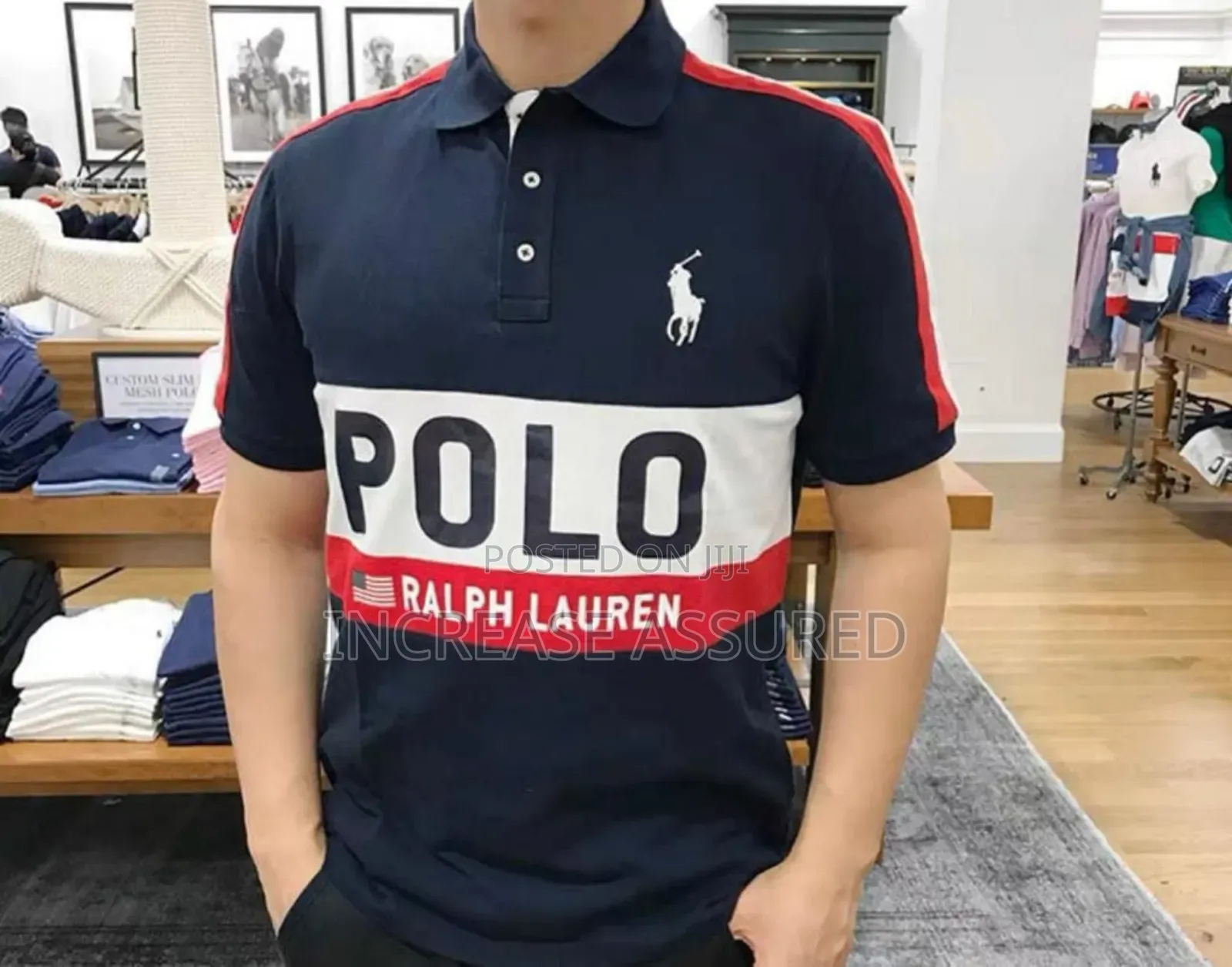 High Luxury Hackett Polo Ralph Collar Neck