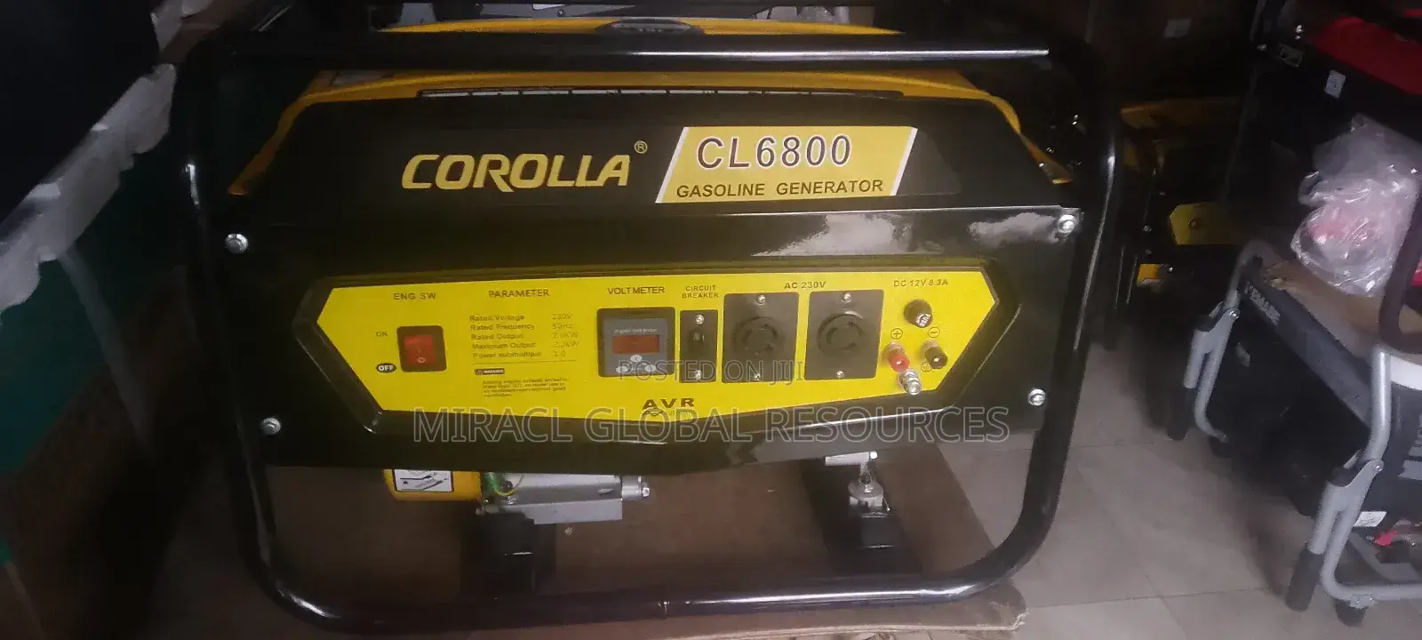 Corolla Generator 3kva 100% Copper