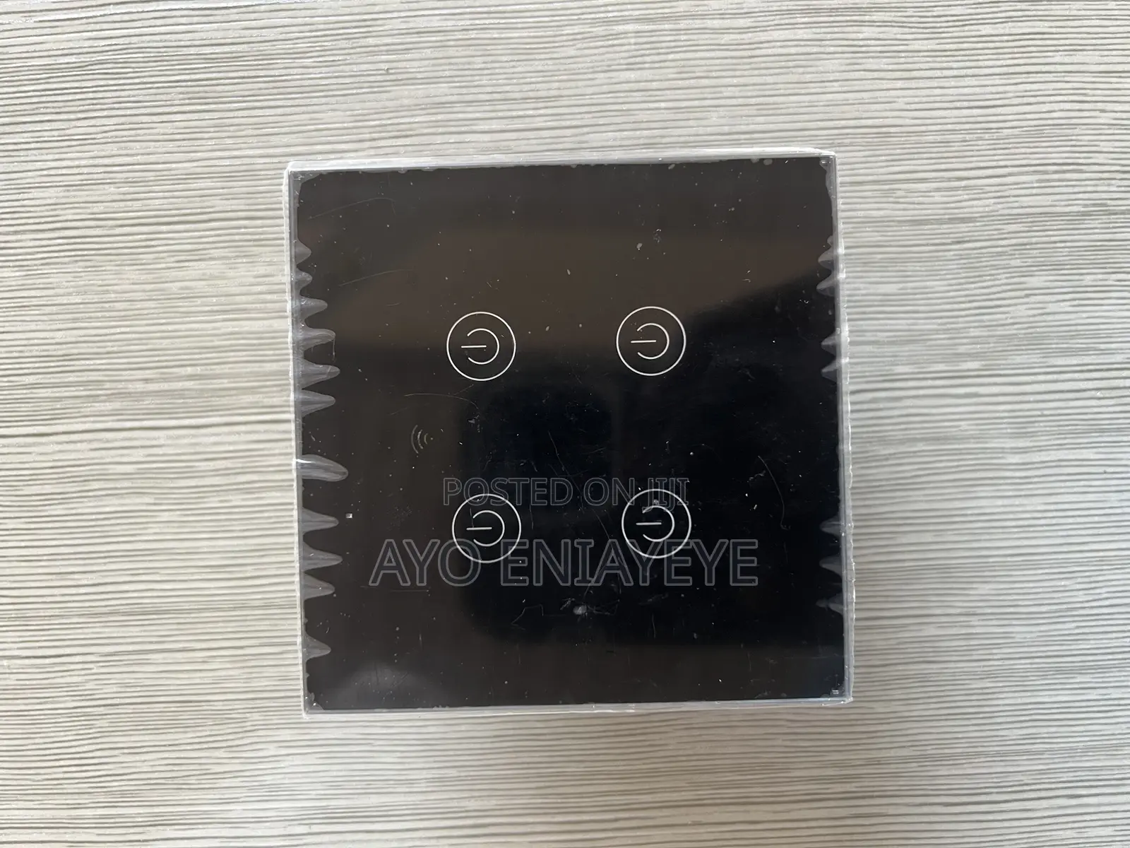 Smart Switch 4gang Black