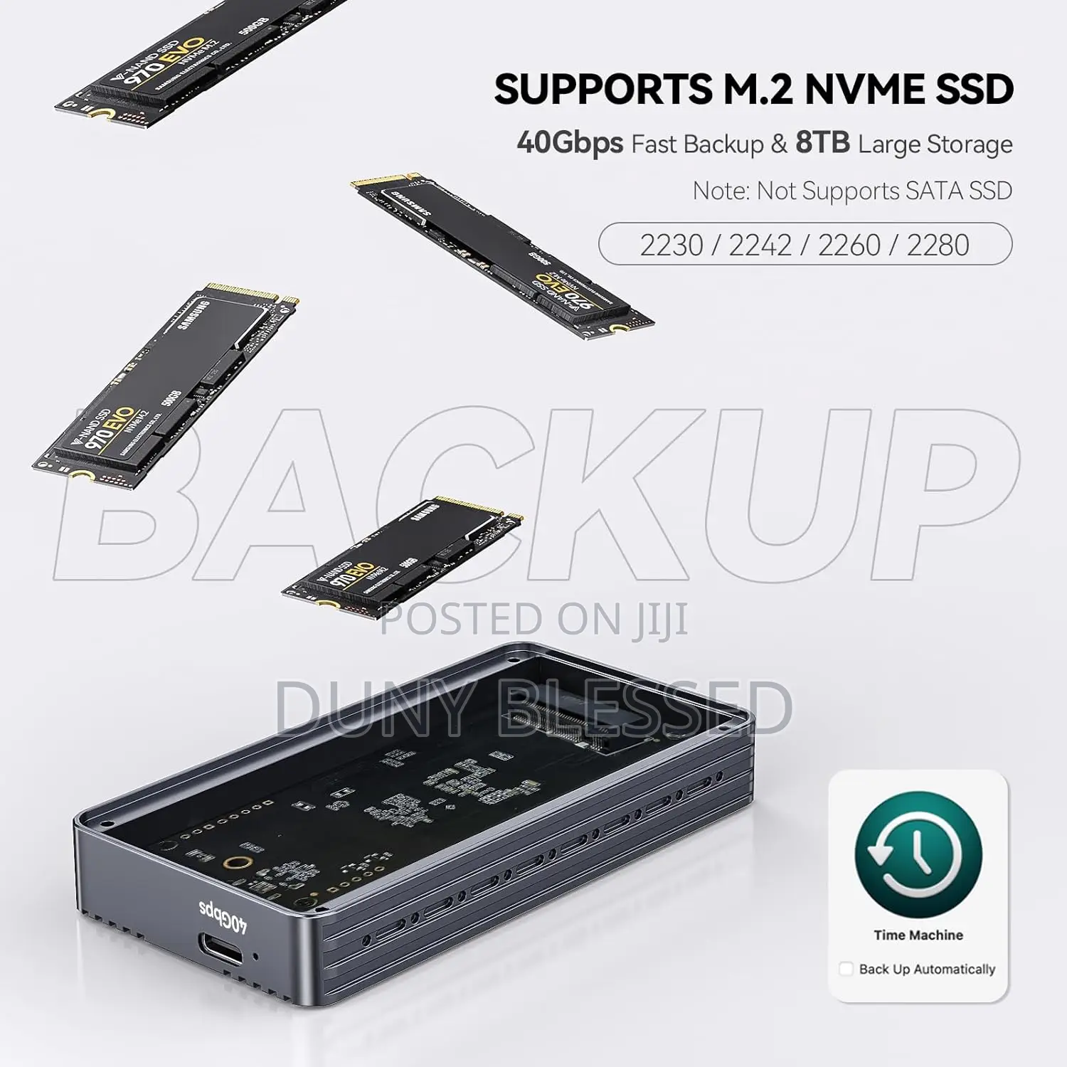 Minisopuru 40gbps M.2 Nvme SSD Enclosure