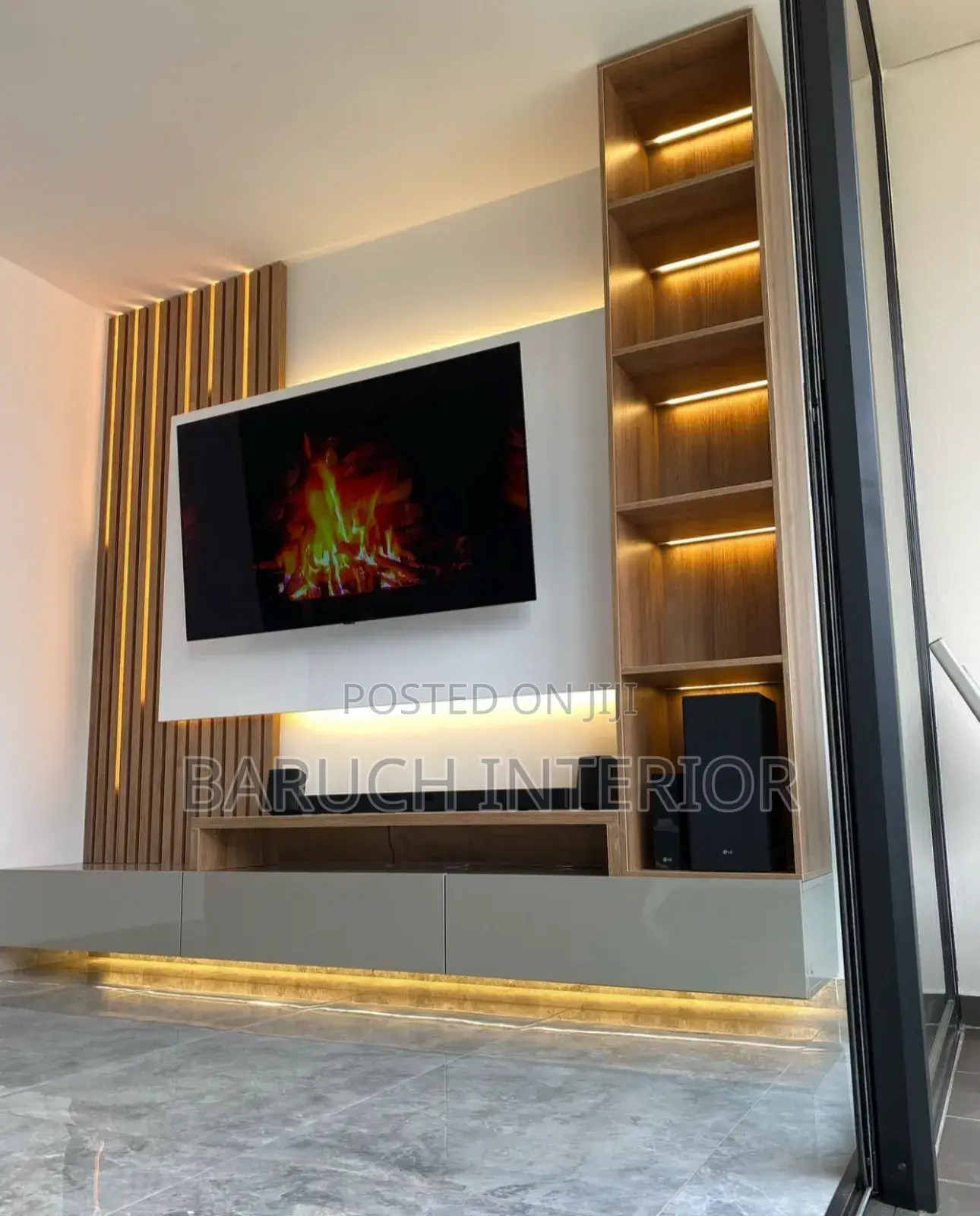 Sleek, Modern, and Space-Saving TV Console