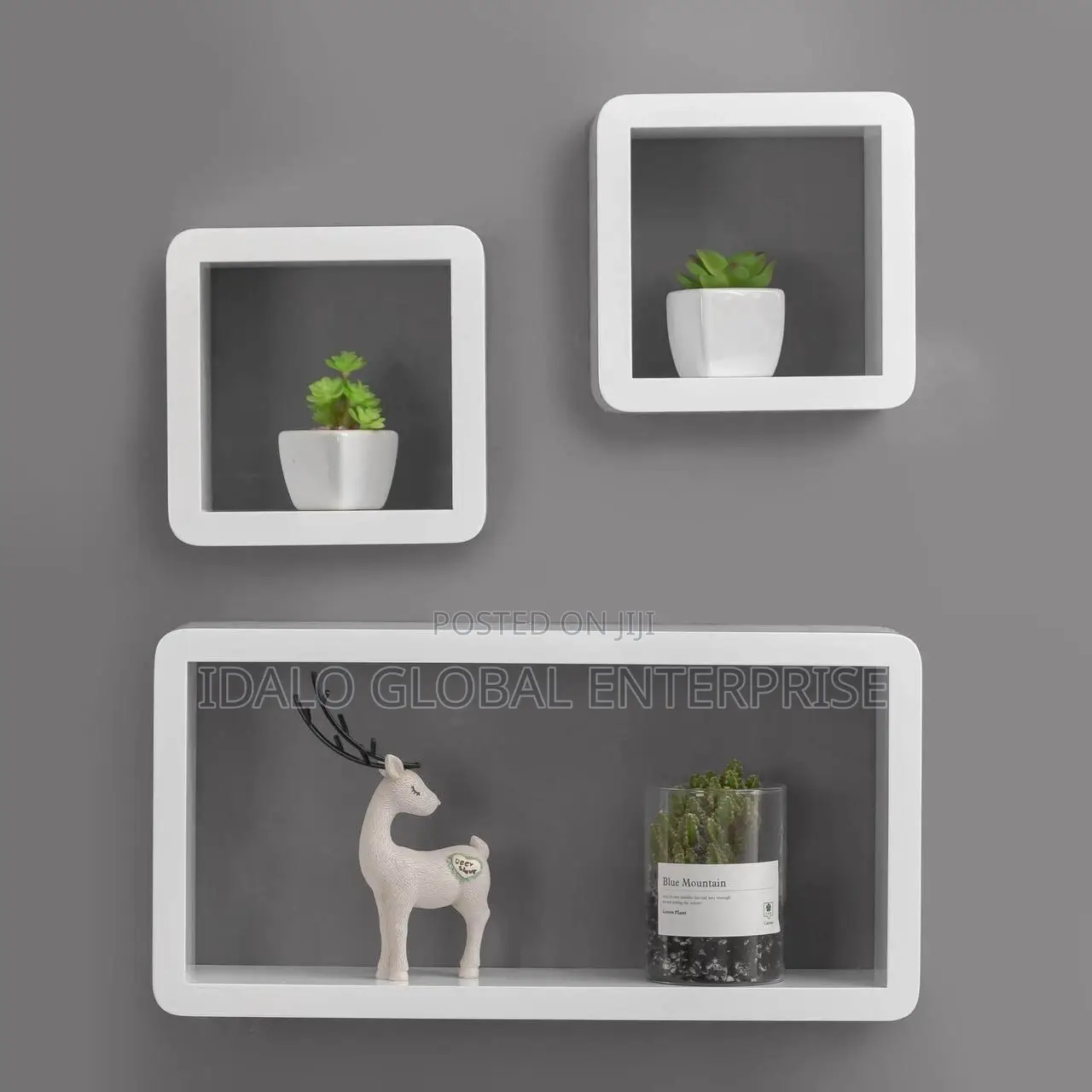 3 in 1 Decorative Floating Wall Shelves