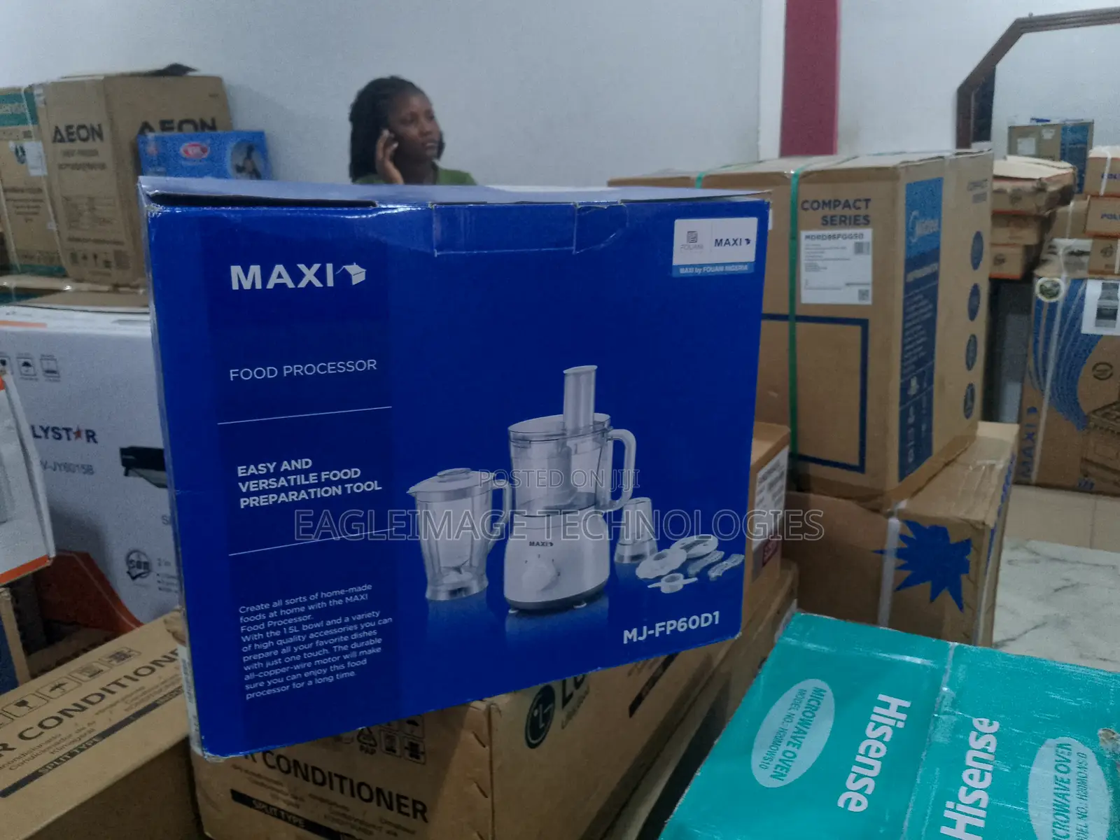 Easy-to-Move Maxi Food Processor 1.5L(Mj-Fp60d1)