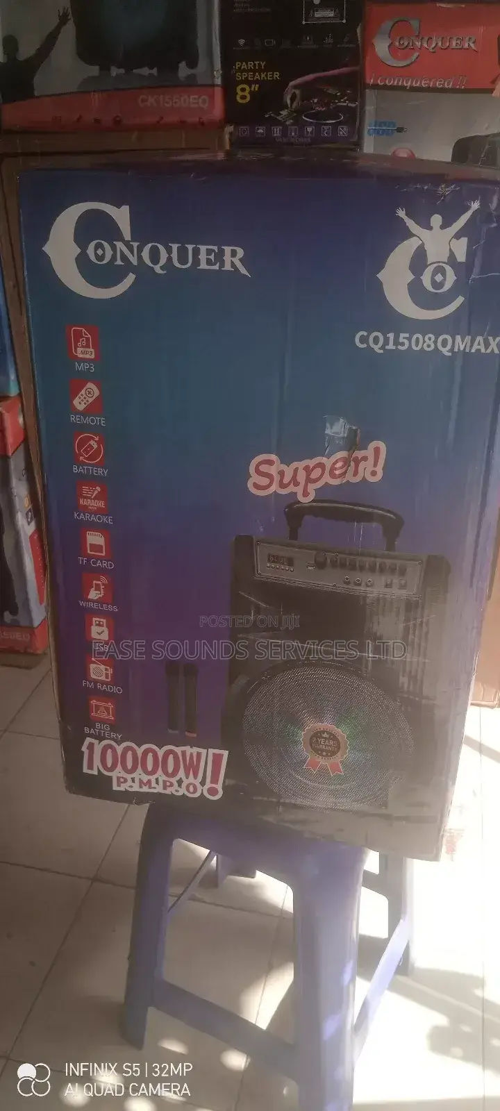 Conquer Heavy Duty Pa System