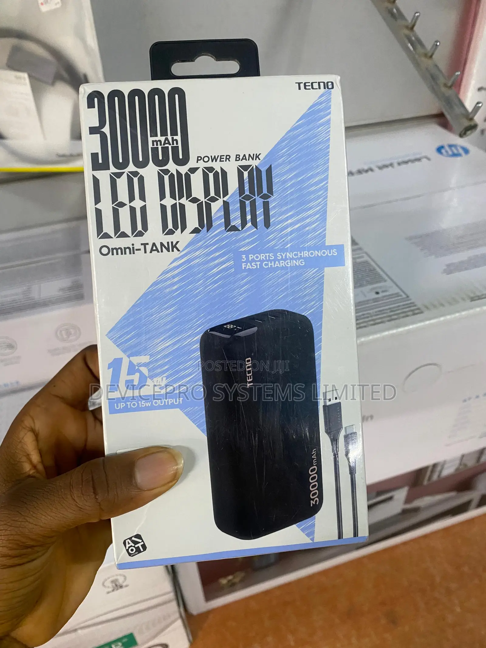 TECNO 30,000mah Fast Power Bank