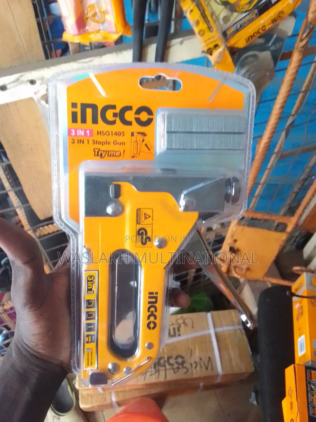 Staple Gun 3 in 1 Ingco