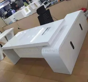 Pure Stainless White Executive Table 1.6m Length