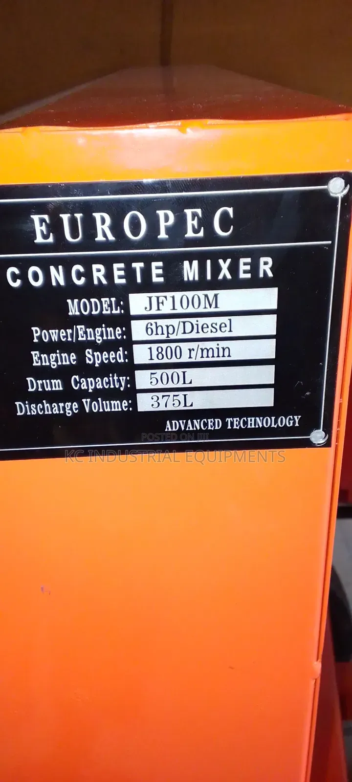 500litters Concrete Mixer