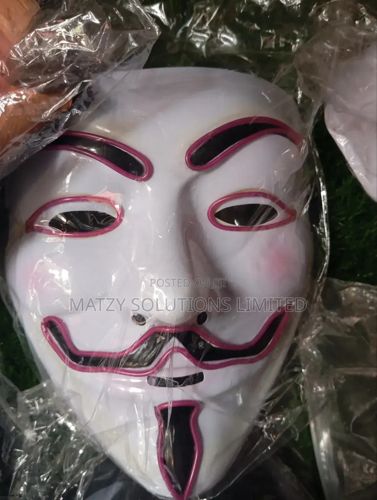 Hacker/Anonymous Vendetta Mask LED