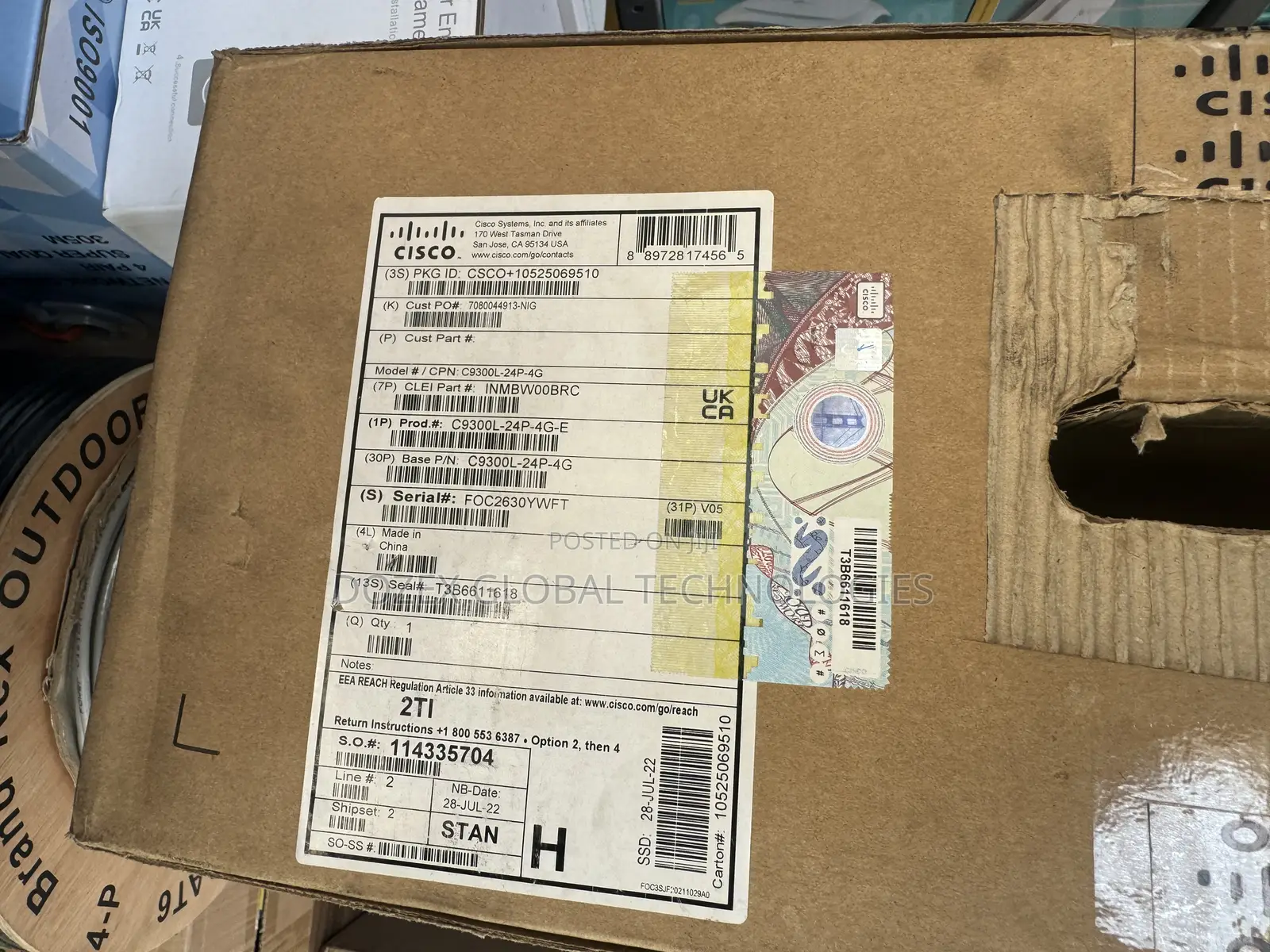 Cisco 9300l- 24p-4g Switch