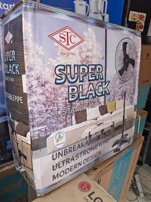 STC Super Black 18'" Standing Fan