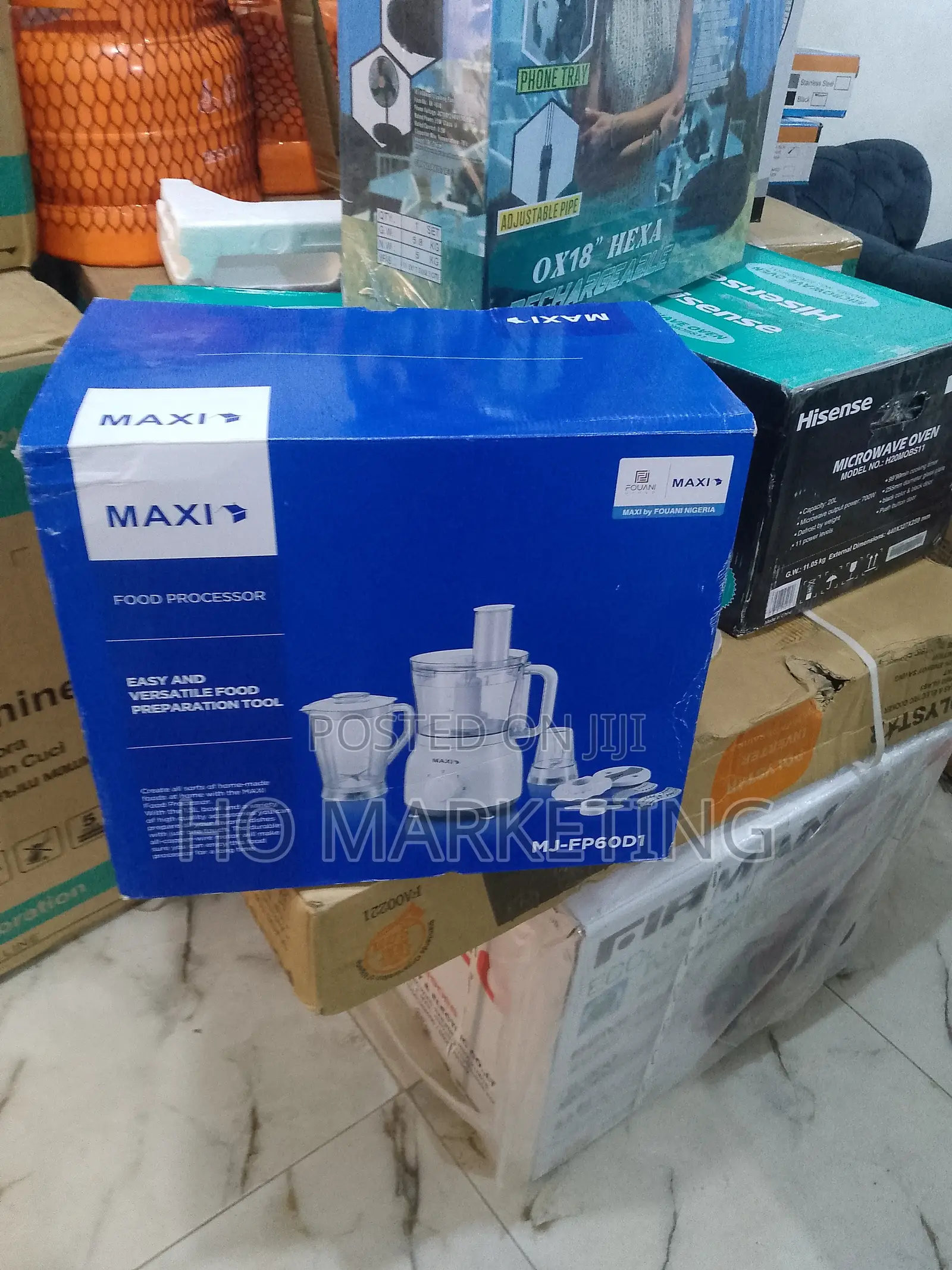 Maxi Quickbite 800W 1.5L Bowl Food Processor-Mj-Fp60d1