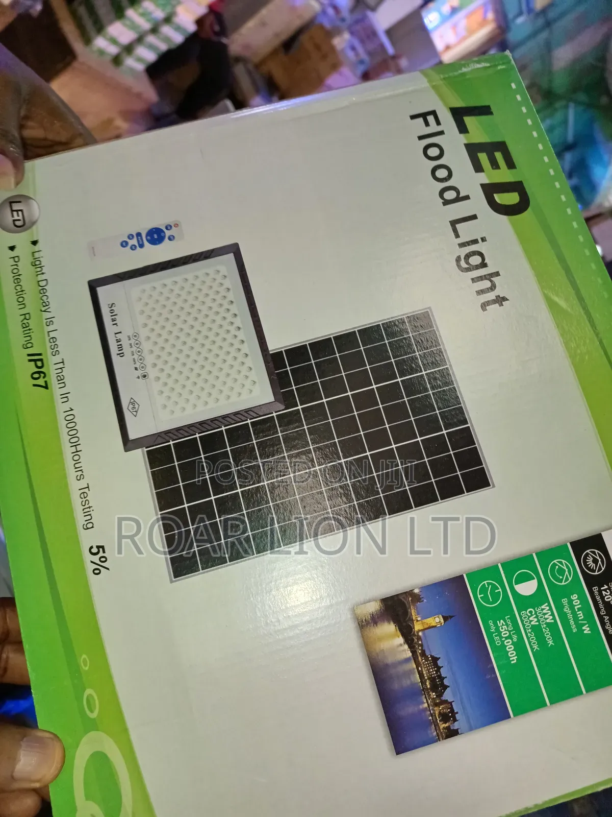 600W Solar Flood Light